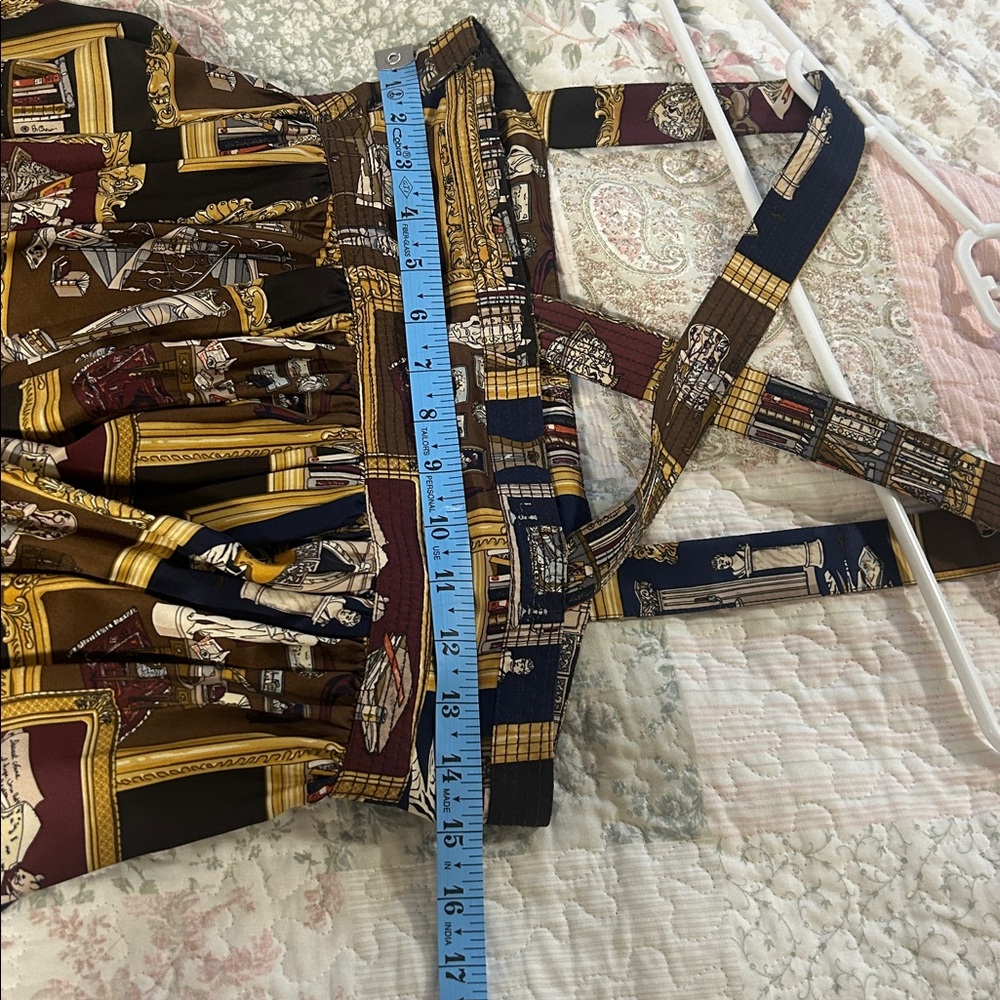 Vintage J. Crew Collection Silk Library Dress Rare! Retro Size 2 - Picture 12 of 16
